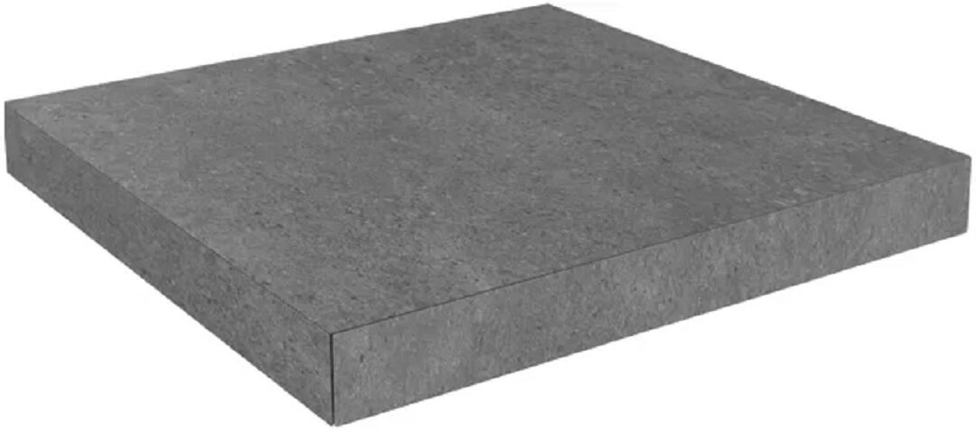 Изображение товара Ступень угловая, керамогранит Kerama Marazzi Фондамента DL501120R/GCA, 33 x 33 см, пепельный
