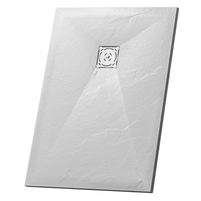 Изображение товара Душевой поддон RGW ST-148W 80x140 см из искусственного камня, прямоугольный, белый