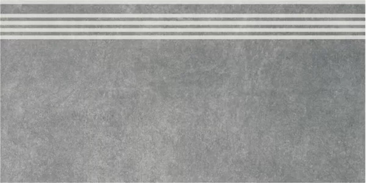 Изображение товара Ступень, керамогранит Kerama Marazzi Королевская дорога SG614620R/GR, 30 x 60 см, тёмно-серый