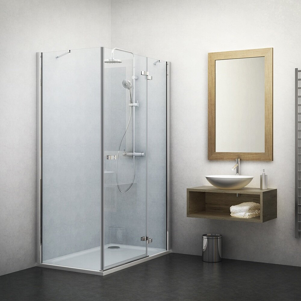 Изображение товара Душевая дверь Roth Elegant Line GDOP1/1400 правая 140 см прозрачное стекло