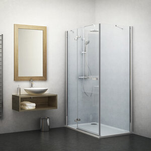 Изображение товара Душевой уголок Roth Elegant Line 80 х 100 см, левая дверь, стекло прозрачное
