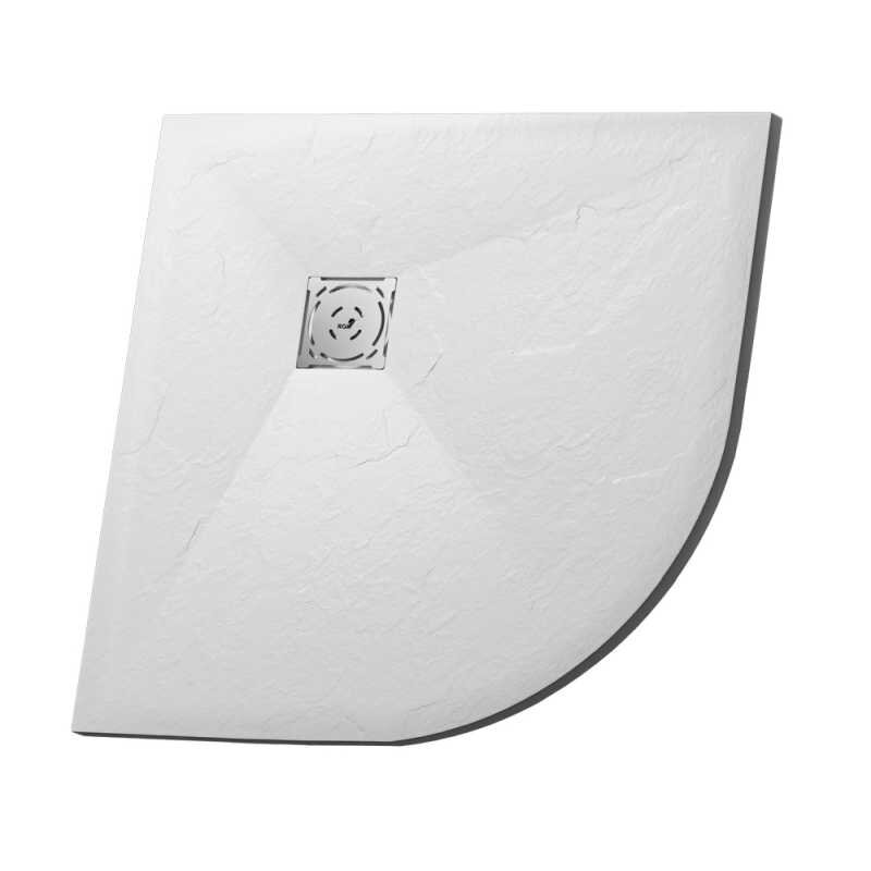 Изображение товара Душевой поддон RGW ST/R-0099W 90 x 90 см, четверть круга, из искусственного камня, белый, 16153099-01 Изображение товара Душевой поддон RGW ST/R-0099W 90 x 90 см, четверть круга, из искусственного камня, белый, 16153099-01
