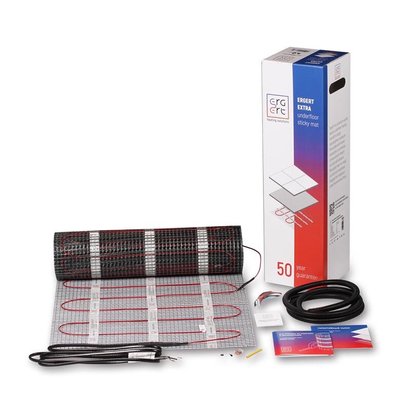 Изображение товара Теплый пол Ergert Extra 200 ETME2000800: площадь обогрева 4 кв.м., мощность 800 Вт