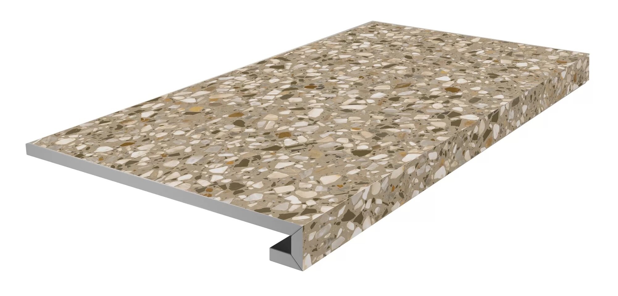 Изображение товара Ступень, керамогранит Kerama Marazzi Бричиола KM6060G0041RGCF, 33 x 60 см, бежевый Изображение товара Ступень, керамогранит Kerama Marazzi Бричиола KM6060G0041RGCF, 33 x 60 см, бежевый