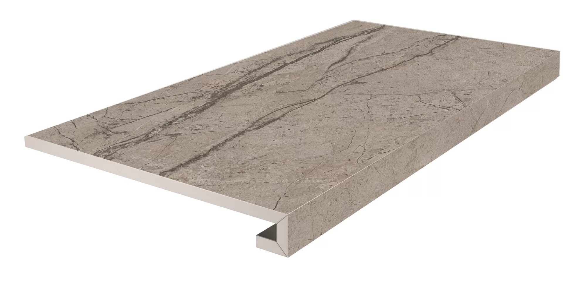 Изображение товара Ступень, керамогранит Kerama Marazzi Ифран KM6060G0341RGCF, 33 x 60 см, светло-бежевый Изображение товара Ступень, керамогранит Kerama Marazzi Ифран KM6060G0341RGCF, 33 x 60 см, светло-бежевый
