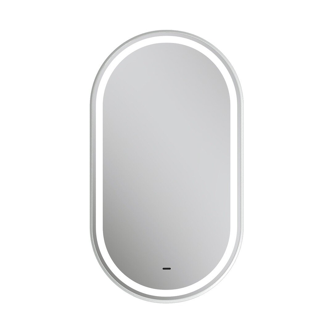 Изображение товара Зеркало Equil Астер/Aster zkASTER45-14, 45 см, LED подсветка, бесконтактный сенсор, подогрев, цвет рамы белый