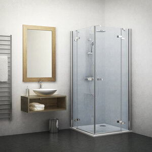 Изображение товара Душевой уголок Roth Elegant Line 80 х 90 см двустворчатый, стекло прозрачное