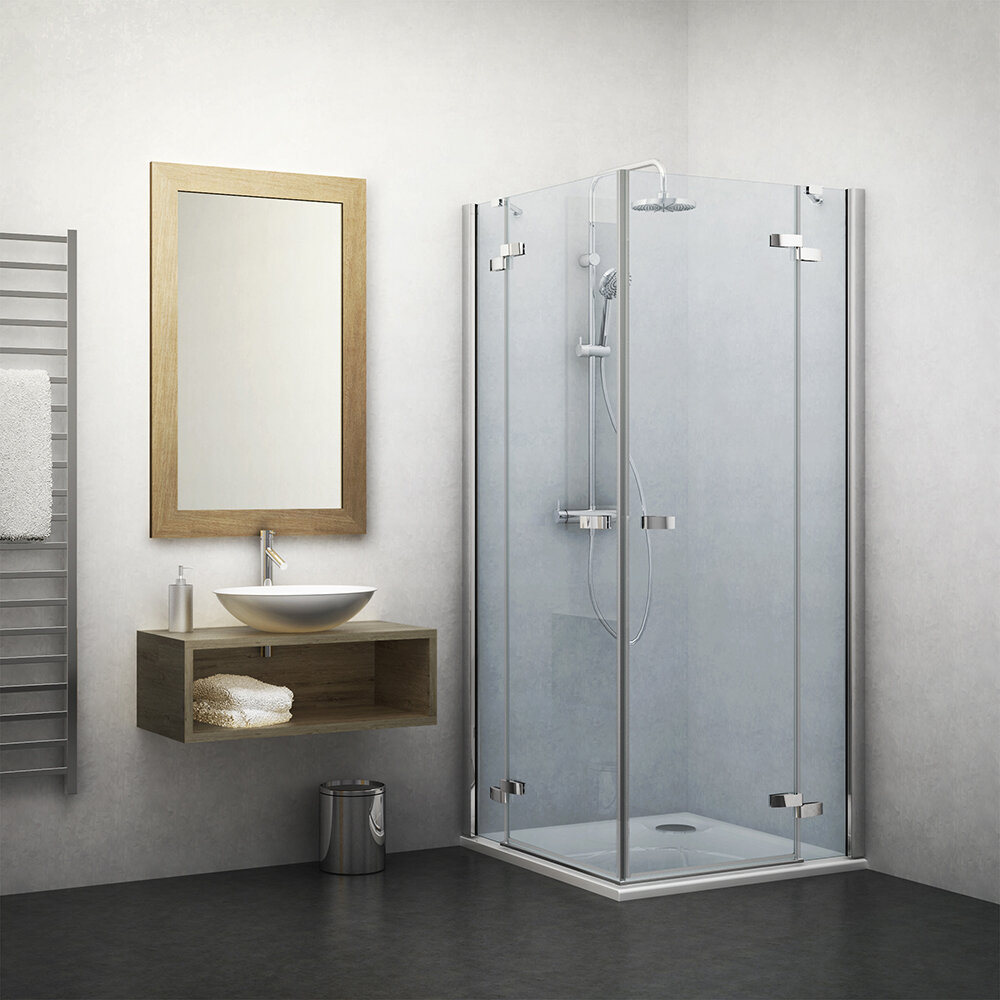Изображение товара Душевой уголок Roth Elegant Line 90х140 см распашной прозрачное стекло
