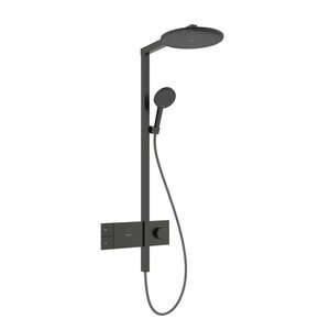 Изображение товара Душевая система Hansgrohe Raindance Alive 24582340, термостатическая, хром черный шлифованный