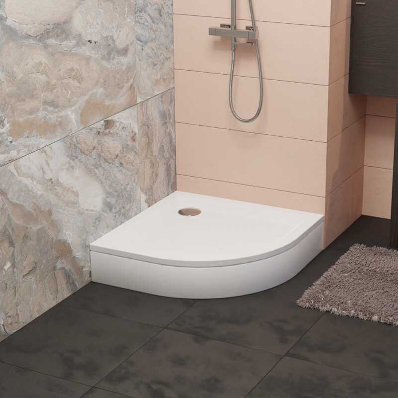 Изображение товара Душевой поддон RGW Acryl Style 100x100 см четверть круга белый акриловый Германия