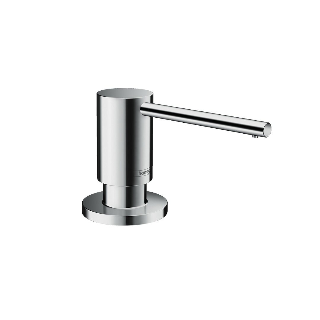 Изображение товара Дозатор встраиваемый для жидкого мыла Hansgrohe A41, 40438000, хром Изображение товара Дозатор встраиваемый для жидкого мыла Hansgrohe A41, 40438000, хром