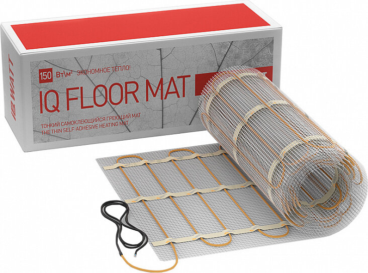 Изображение товара Электрический теплый пол IQ Watt Floor мат 12 кв.м. с автоматической регулировкой Изображение товара Электрический теплый пол IQ Watt Floor мат 12 кв.м. с автоматической регулировкой