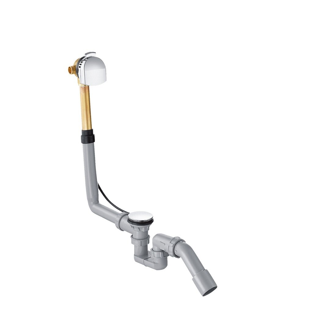 Изображение товара Система контроля налива-слива-перелива Hansgrohe Exafill 58123000 полуавтомат для ванн, хром Изображение товара Система контроля налива-слива-перелива Hansgrohe Exafill 58123000 полуавтомат для ванн, хром