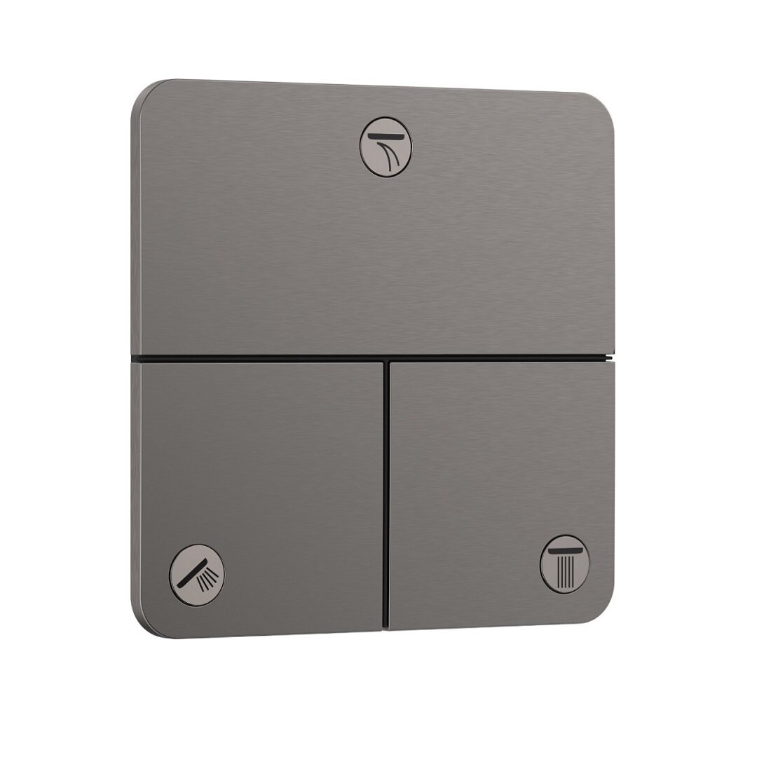Изображение товара Переключатель потоков Hansgrohe ShowerSelect Comfort Q, 15587340, на 3 потребителя, шлифованный черный хром