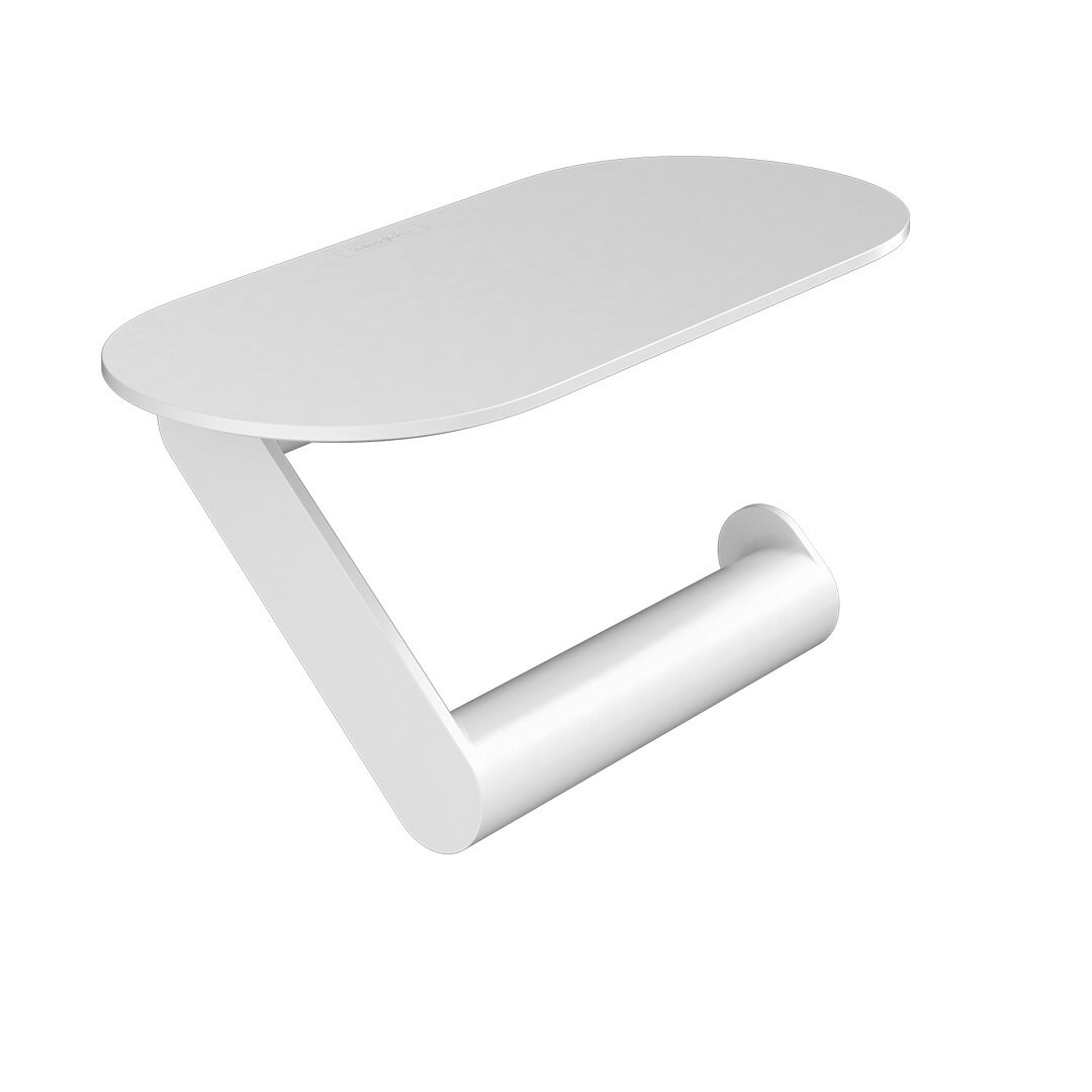 Изображение товара Держатель туалетной бумаги Hansgrohe WallStoris, 27928700, с полкой, белый матовый