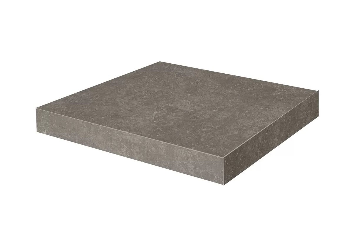 Изображение товара Ступень, керамогранит Kerama Marazzi Касабланка HP KM6012G0151RGCA, 33 x 33 см, угловая, коричневый Изображение товара Ступень, керамогранит Kerama Marazzi Касабланка HP KM6012G0151RGCA, 33 x 33 см, угловая, коричневый