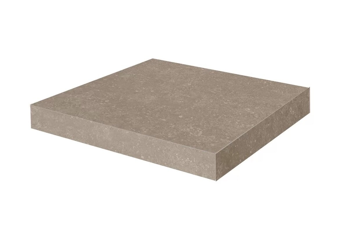 Изображение товара Ступень, керамогранит Kerama Marazzi Касабланка HP KM6012G0181RGCA, 33 x 33 см, угловая, бежевый