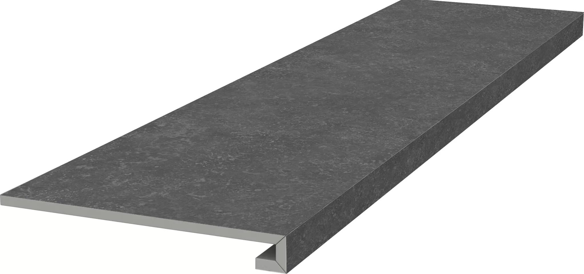 Изображение товара Ступень, керамогранит Kerama Marazzi Касабланка HP KM6012G0141RGCF, 33 x 119.5 см, фронтальная, антрацит Изображение товара Ступень, керамогранит Kerama Marazzi Касабланка HP KM6012G0141RGCF, 33 x 119.5 см, фронтальная, антрацит