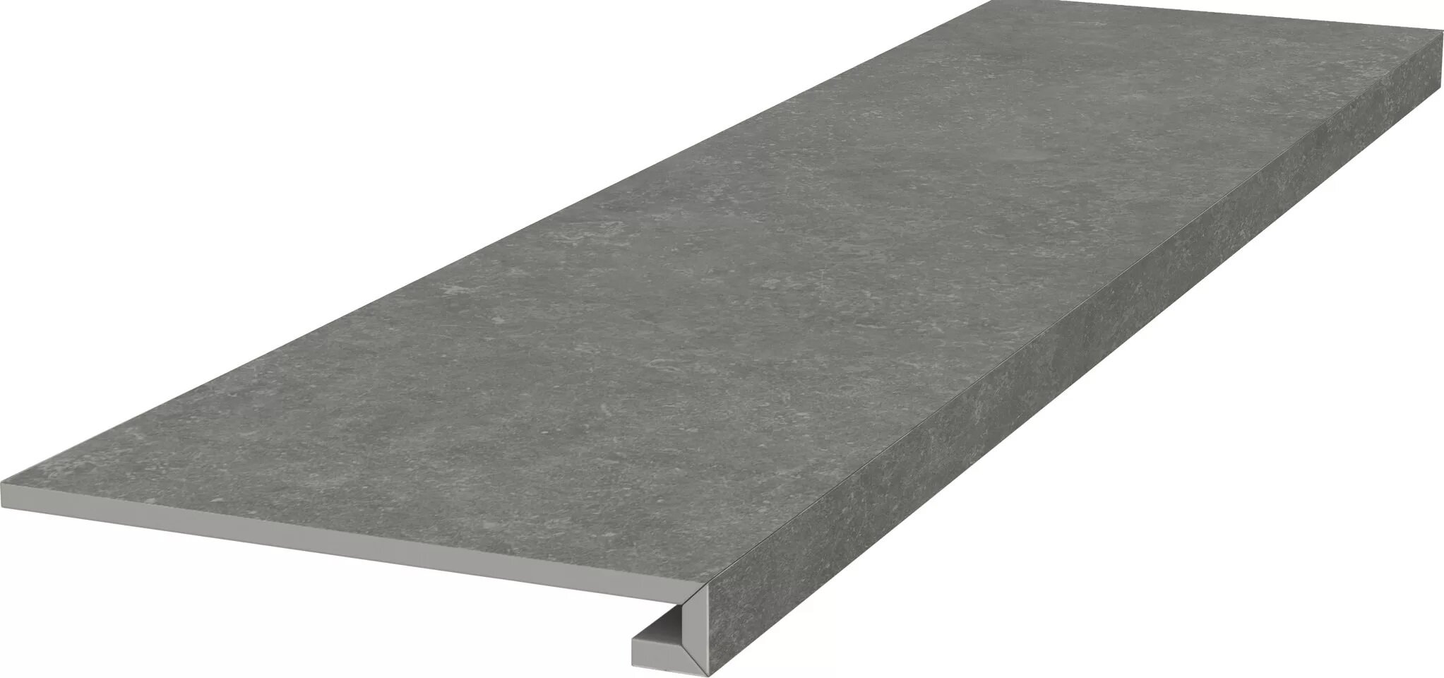 Изображение товара Ступень, керамогранит Kerama Marazzi Касабланка HP KM6012G0161RGCF, 33 x 119.5 см, фронтальная, тёмно-серый Изображение товара Ступень, керамогранит Kerama Marazzi Касабланка HP KM6012G0161RGCF, 33 x 119.5 см, фронтальная, тёмно-серый