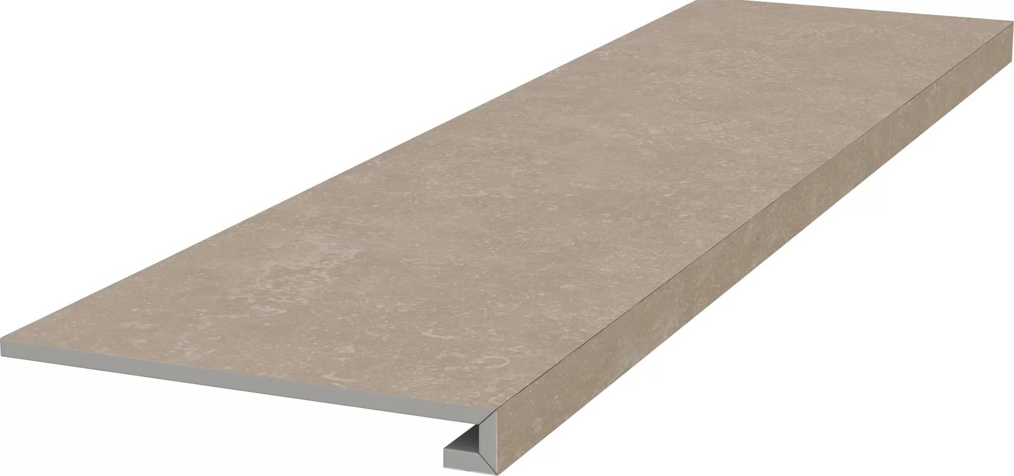 Изображение товара Ступень, керамогранит Kerama Marazzi Касабланка HP KM6012G0191RGCF, 33 x 119.5 см, фронтальная, светло-бежевый Изображение товара Ступень, керамогранит Kerama Marazzi Касабланка HP KM6012G0191RGCF, 33 x 119.5 см, фронтальная, светло-бежевый