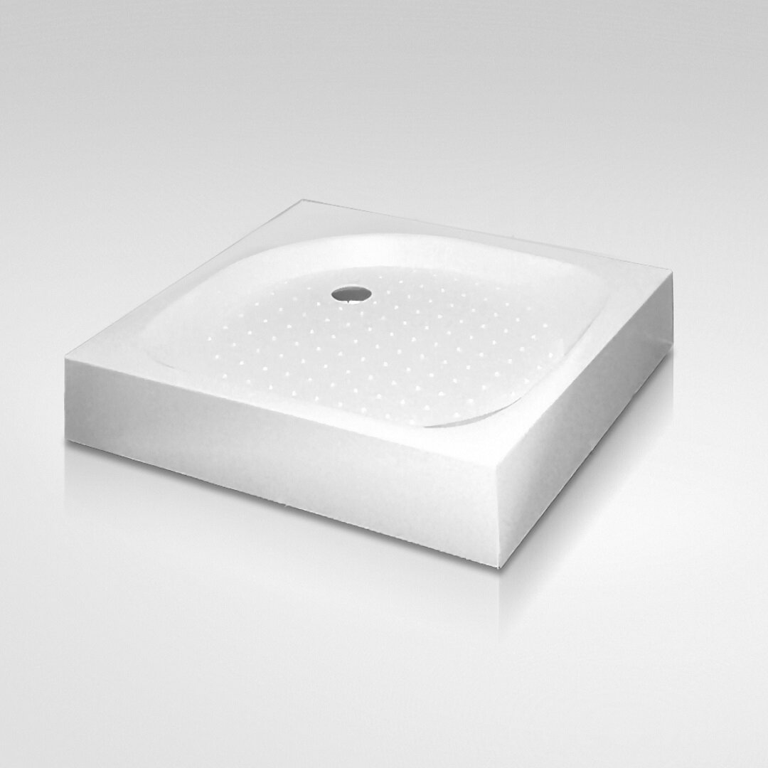 Изображение товара Акриловый квадратный душевой поддон RGW Lux/TN 80x80 см с усиленной конструкцией