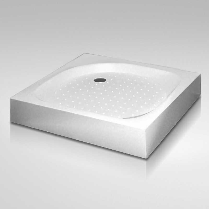 Изображение товара Душевой поддон RGW Lux/TN 90x90 см квадратный акрил белый цена 13287 рублей