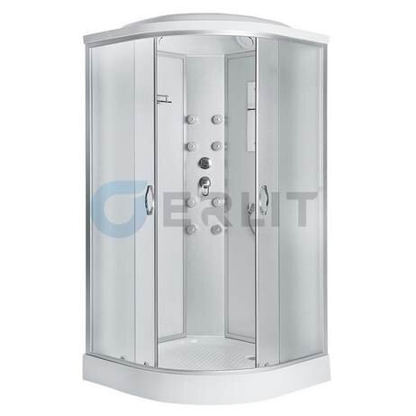 Изображение товара Душевая кабина Erlit Comfort ER3509PF-C3-RUS 90x90 с гидромассажем и крышей