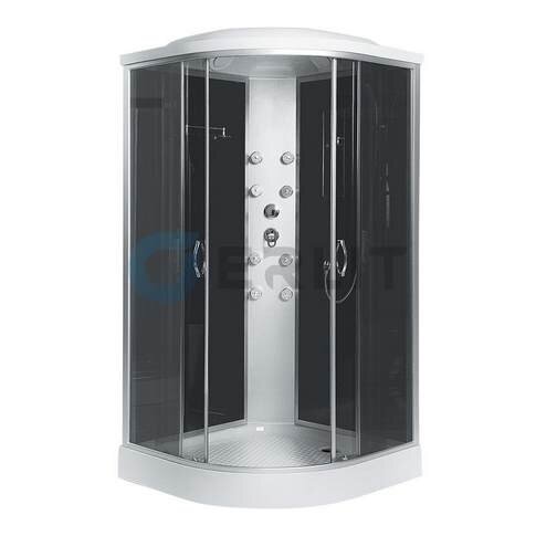 Изображение товара Душевая кабина Erlit Comfort ER3509PF-C4-RUS 90x90 см с гидромассажем и крышей