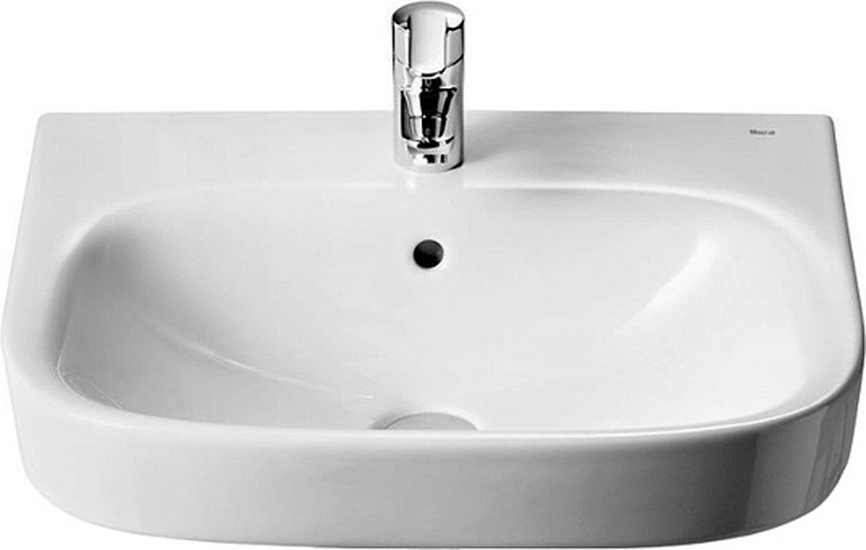 Изображение товара Раковина Roca Debba 50x42 см, белая с одним отверстием для смесителя