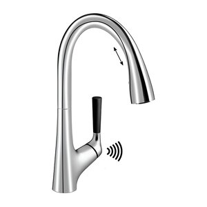 Изображение товара Смеситель Jacob Delafon Malleco E77748-CP, для кухонной мойки, сенсорный, с выдвижным изливом, хром