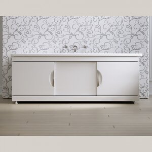 Изображение товара Экран для ванны Alavann Monaco Still ALV0236001, 170 см, МДФ, раздвижной, белый (МД-1607-1700-00)