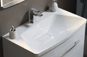 Изображение товара Раковина Aqwella Neringa Ner.08.04.D 80 x 48 см, цвет белый