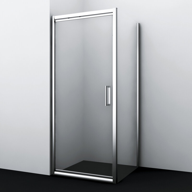 Изображение товара Душевой уголок WasserKRAFT Salm 27I28 80x90 см прозрачное стекло хром профиль