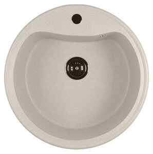 Изображение товара Кухонная мойка Mixline ML-GM09 (331), врезная сверху, цвет - белый, 49 х 49 х 18.5 см