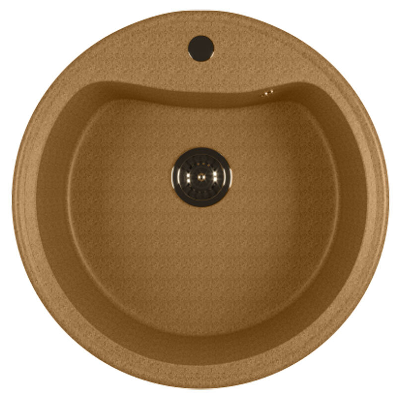 Изображение товара Кухонная мойка Mixline ML-GM09 (302), врезная сверху, цвет - песочный, 49 х 49 х 18.5 см