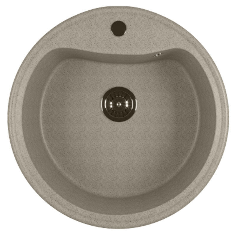 Изображение товара Кухонная мойка Mixline ML-GM09 врезная сверху, серый, 49 х 49 см