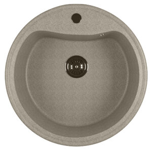 Изображение товара Кухонная мойка Mixline ML-GM09 врезная сверху, серый, 49 х 49 см