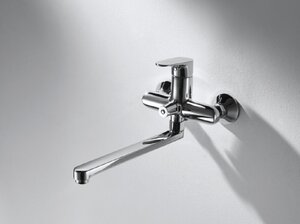 Изображение товара Смеситель Bravat Alfa F6120178CP-01L для ванны, длинный излив