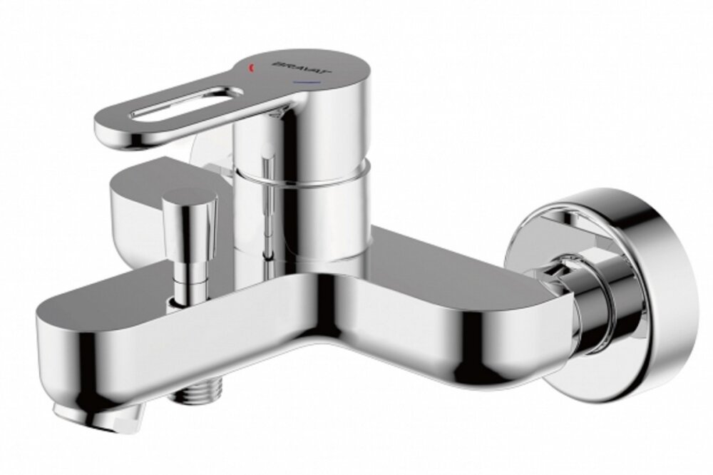 Изображение товара Смеситель Bravat Stream-D F637163C-01 для ванны, хром