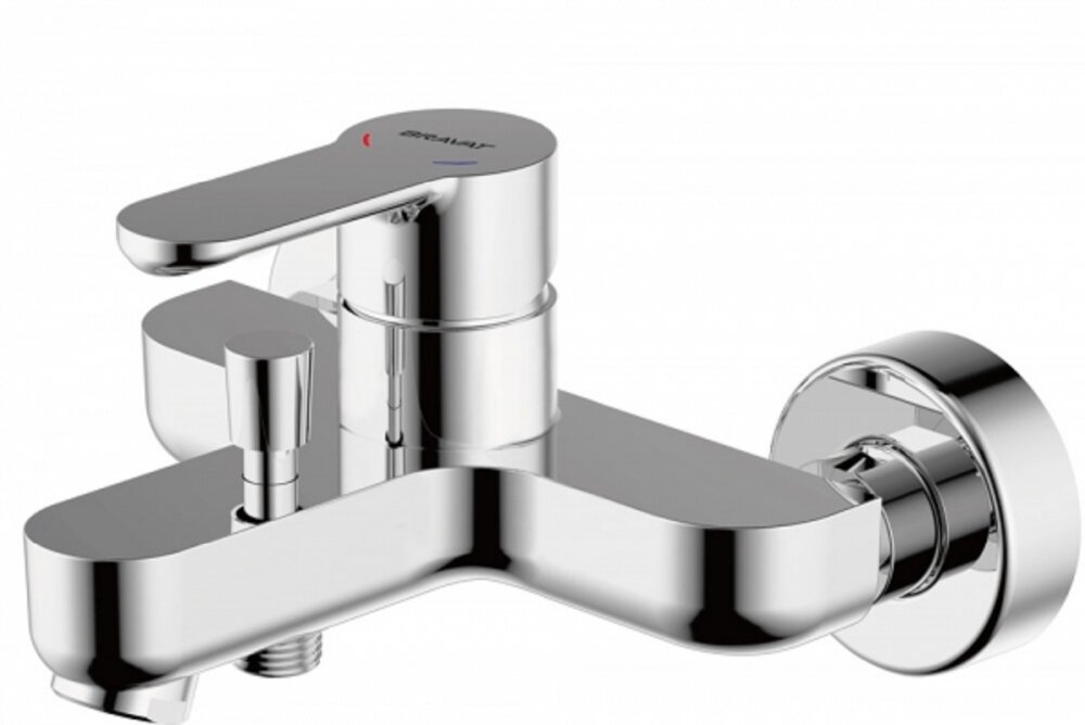 Изображение товара Смеситель Bravat Stream F63783C-01A для ванны, короткий излив