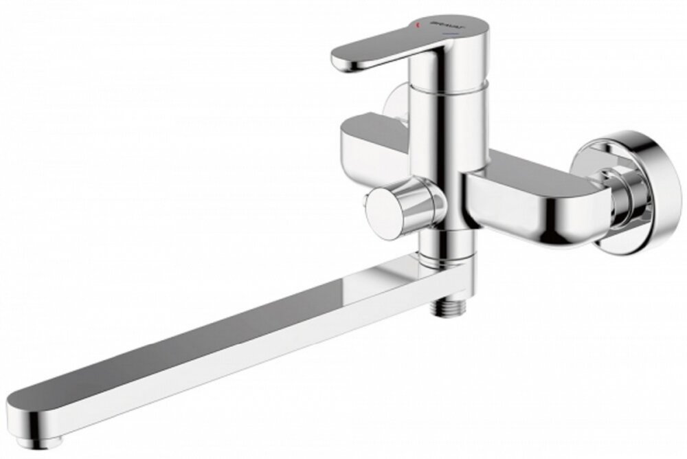 Изображение товара Смеситель Bravat Stream F63783C-L для ванны с длинным изливом 30 см, хром