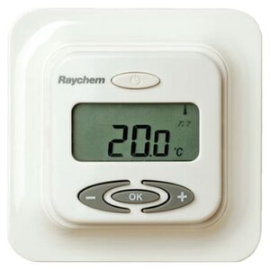 Изображение товара Терморегулятор Raychem NRG-Temp RaTCNRG1 для дома и квартиры, электронный, встраиваемый, программир