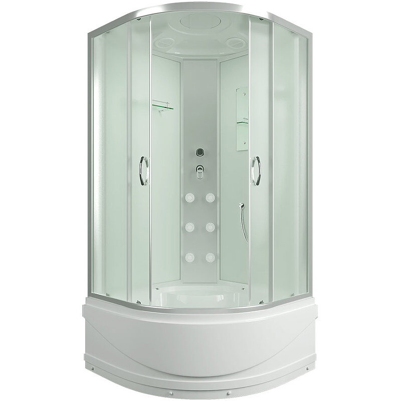 Изображение товара Душевая кабина Erlit Comfort ER3509TPF-C3-RUS 90x90 см с гидромассажем и крышей