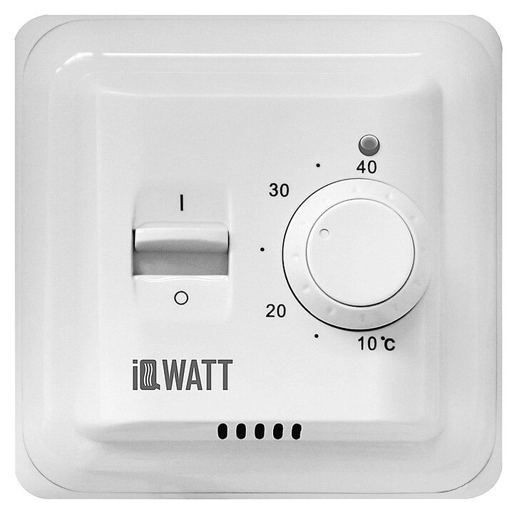 Изображение товара Терморегулятор IQ Watt Thermostat M для системы теплого пола белый