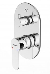 Изображение товара Смеситель Bravat New Moon P69191C-2-RUS для душа 3-х функциональный (внешняя часть)