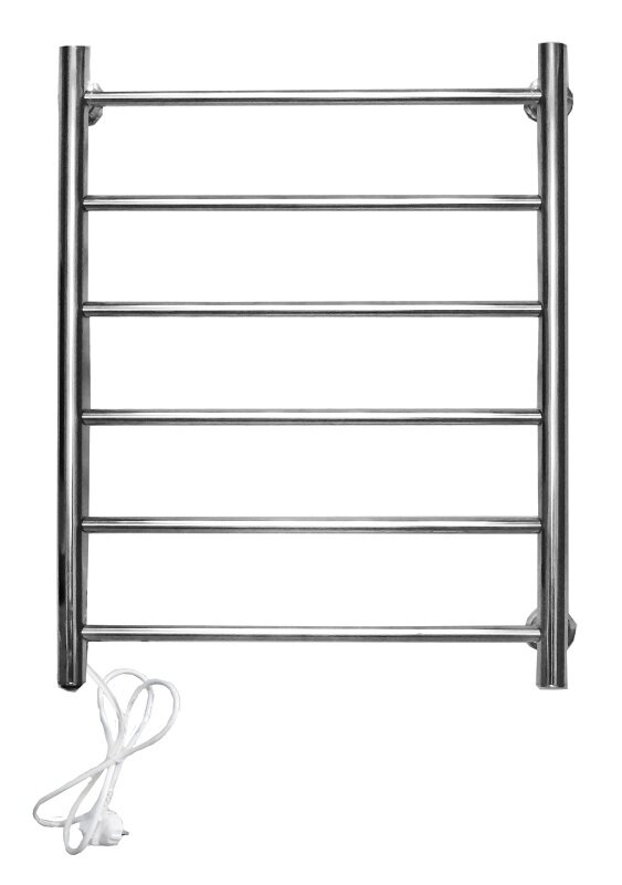 Изображение товара Электрический полотенцесушитель Domoterm Аврора 40x60 хром, нержавеющая сталь, 6 перекладин