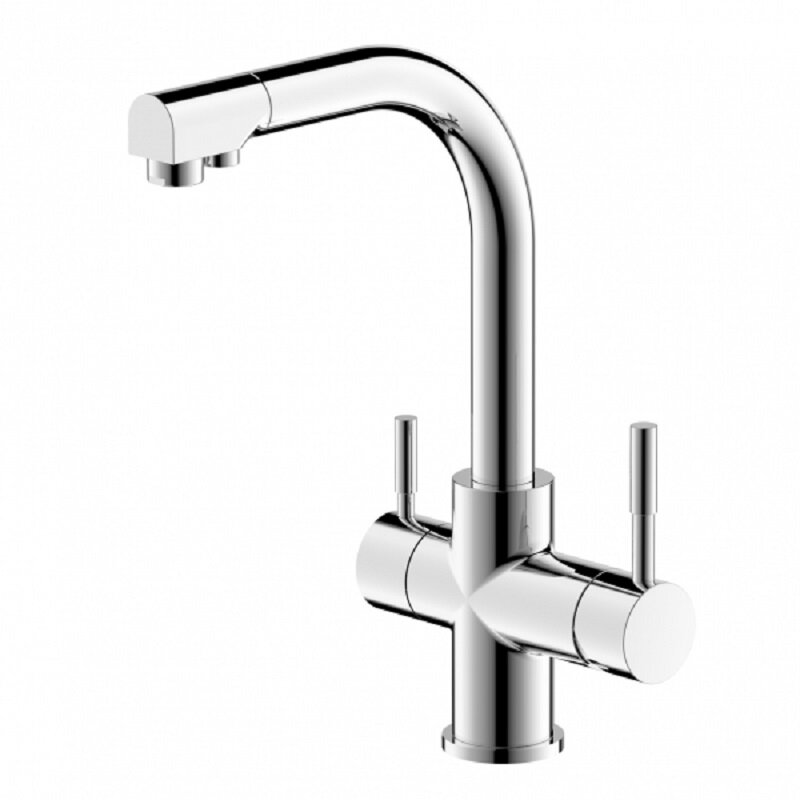 Изображение товара Смеситель для кухни с подключением питьевой воды Bravat Palace F729261CP-RUS хром