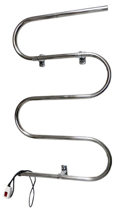 Изображение товара Электрический полотенцесушитель Domoterm E-образный DMT 103-25 50 х 81 EK L/R, хром