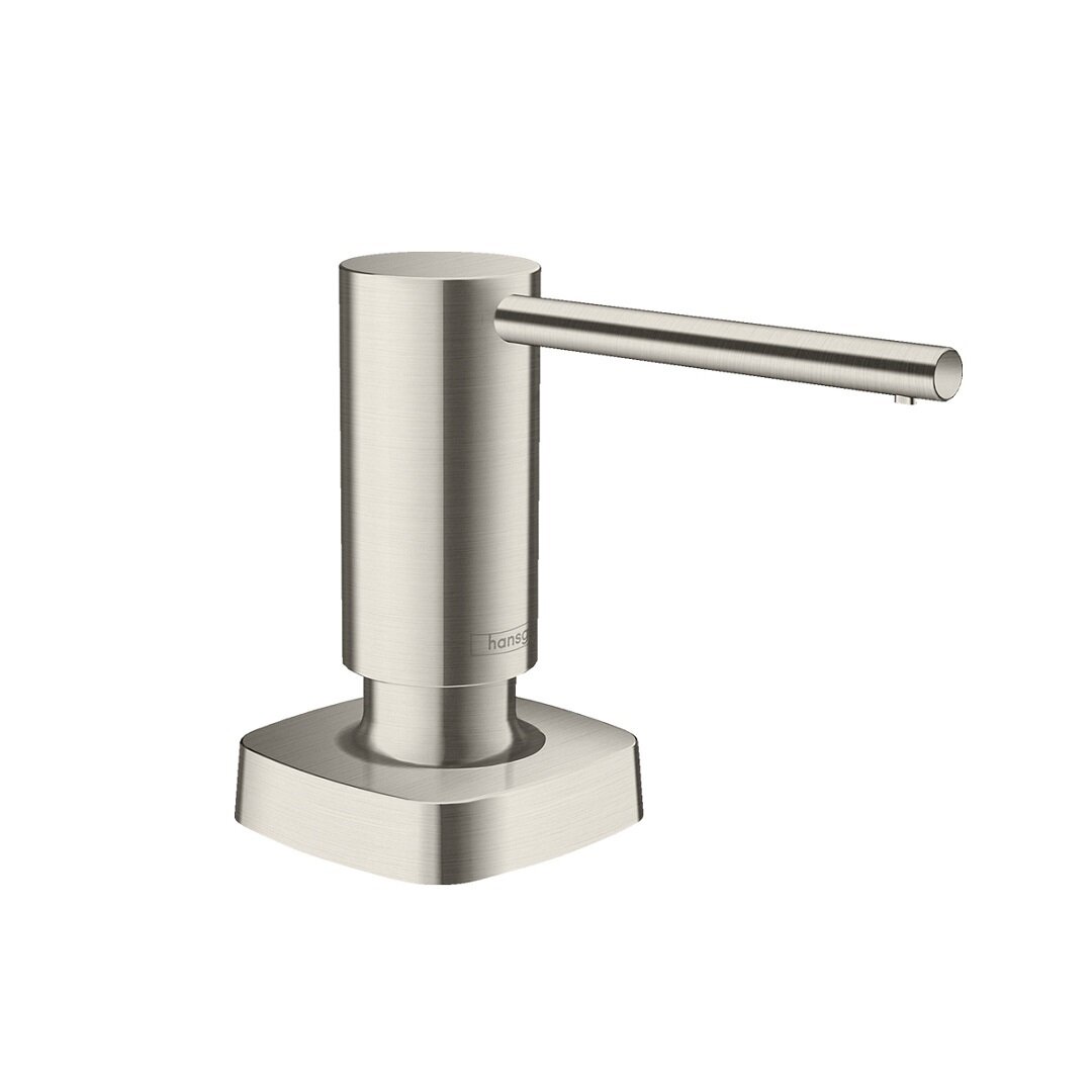 Изображение товара Дозатор встраиваемый для жидкого мыла Hansgrohe A71, 40468800, сталь