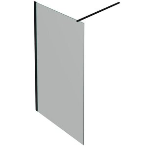 Изображение товара Душева стенка Jacob Delafon Contra Walk In, 110 см, профиль черный, стекло прозрачное, E22W100-BLV